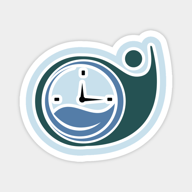 Time Care Logo Template Design Vector. Design Concept, Creative Symbol, Icon. Time travel logo illustration clock vector design. Magnet by AlviStudio