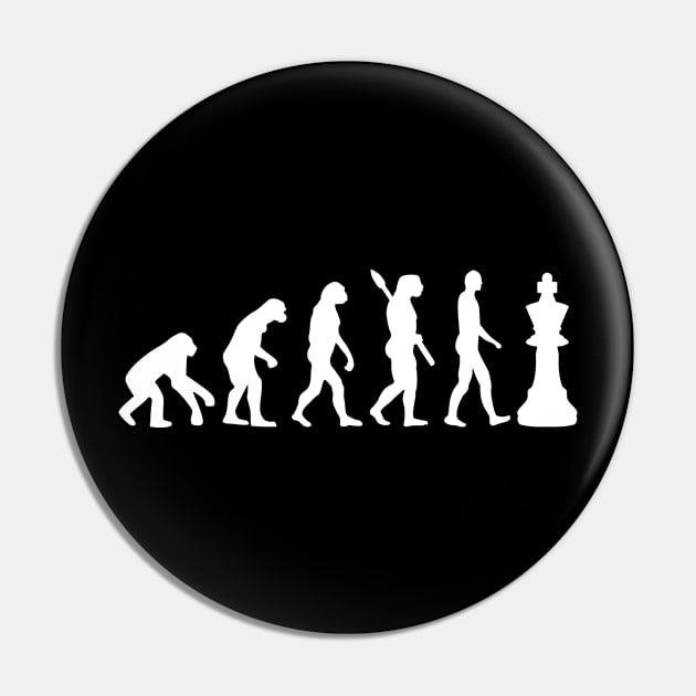 Evolution Chess king Pin by Designzz