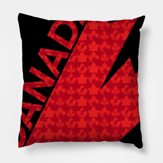 Canada Retro Pillow by BennySensei