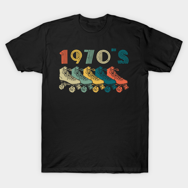 Discover Roller Skate T-Shirt Skating 70s Retro Shirt - Roller Skate Skating 70s Retro - T-Shirt