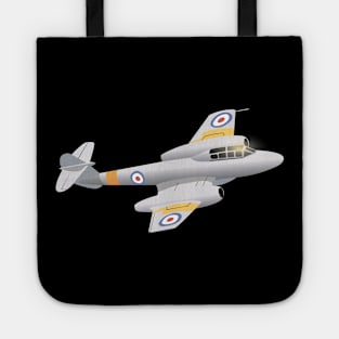 Gloster Meteor British WW2 Jet Fighter Tote