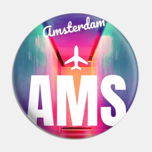 Amsterdam AMS Pin