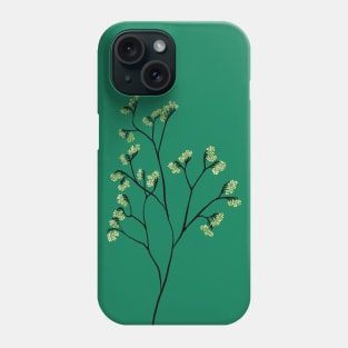 Green Plant Minimalist Botanical Art Phone Case