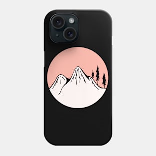 Mountains Sketch V18 Phone Case