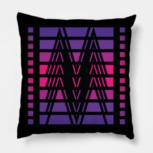 “Dimensional Levels” - V.2 Purple - (Geometric Art) (Dimensions) - Doc Labs Pillow