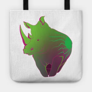 Neon Rhino Tote