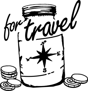 Travel Fund - Save for Travel Jar Magnet