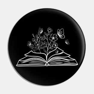 Floral Book Pin