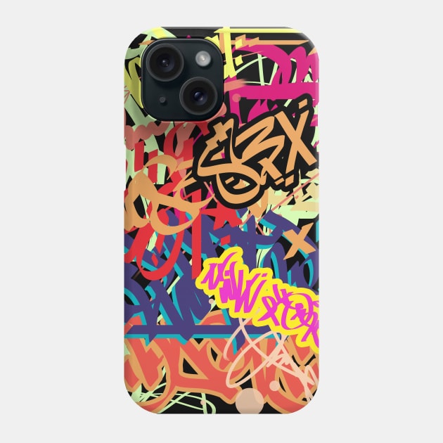 Abstract graffiti Phone Case by DenielHast