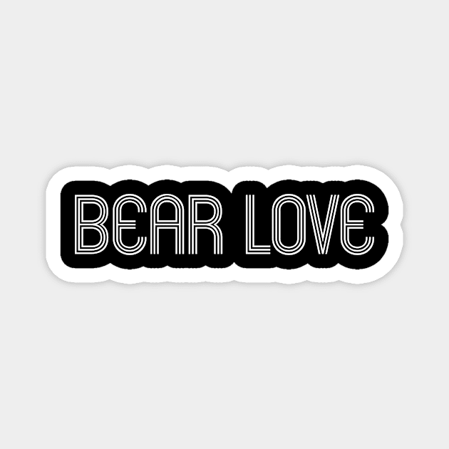 BEAR LOVE Magnet by SquareClub