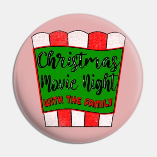 Christmas Movie Night with the Family Pin