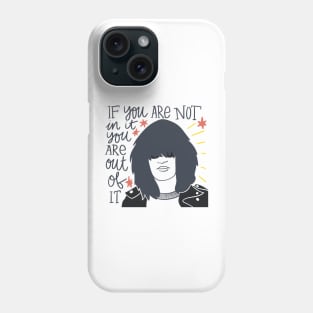 Joey Ramone quote Phone Case