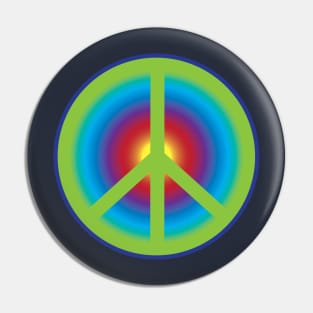 Rainbow Peace Pin