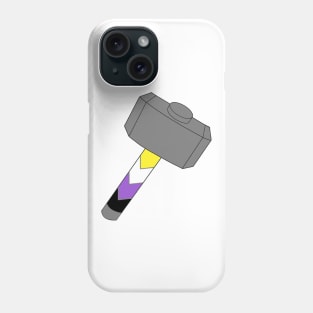 non binary thor pride Phone Case