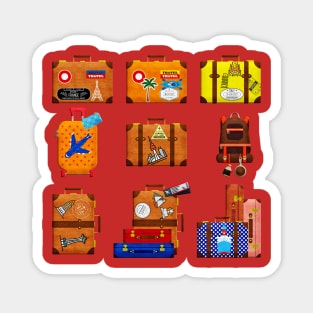 Christmas Traveling Bags Magnet