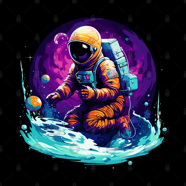 astronaut in space by legend