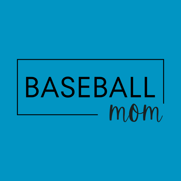 Baseball Mom Plain Box by hsf designs