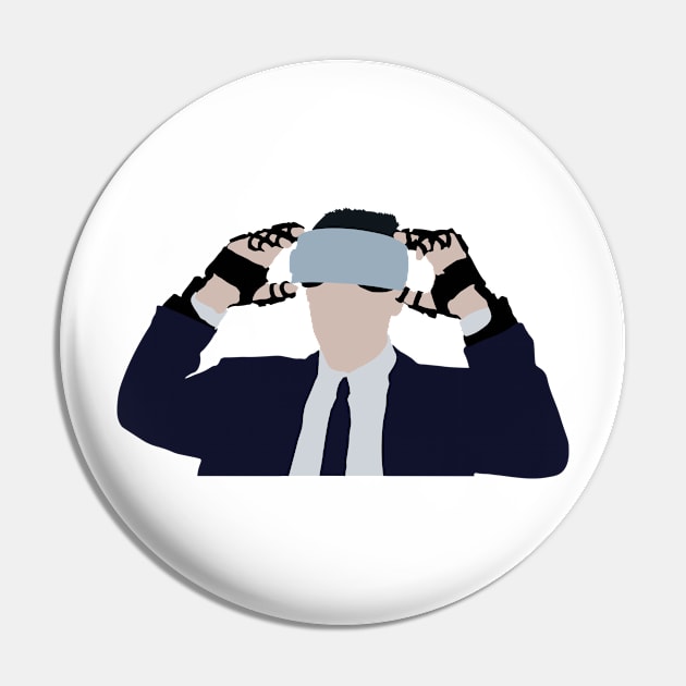 Johnny Mnemonic Pin by FutureSpaceDesigns