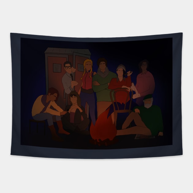 Your Fav Dbd Survivors Tapestry by LilbrownieA