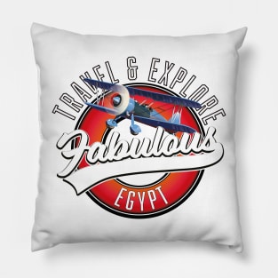 travel explore fabulous Egypt Pillow