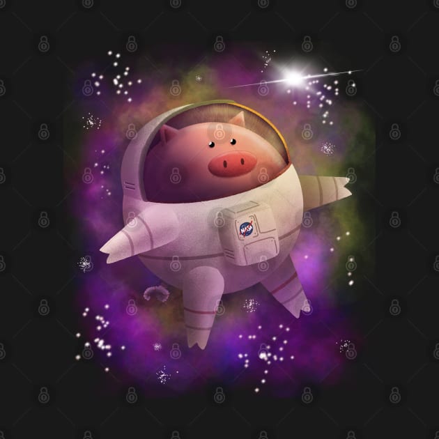 Space Pig by Cfloresdesign