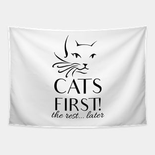 Cats first! Tapestry