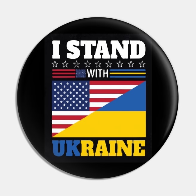 US stand with Ukraine | US Ukraine Solidarity Shirts Pin by Kibria1991