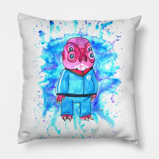 Glootie - Watercolour Pillow by lucafon18