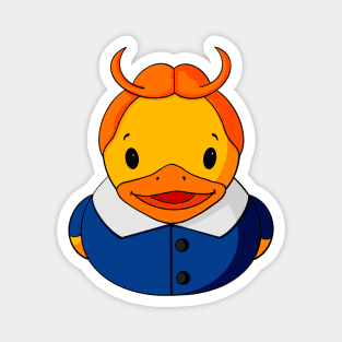 Blue Munchkin Rubber Duck Magnet