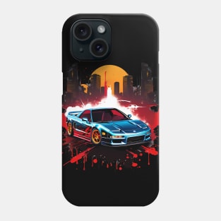 honda nsx city skyline Phone Case