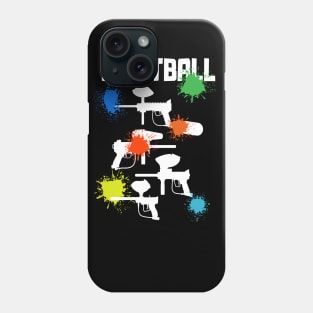 Paintball player Gotcha Paintballer gift idea Phone Case