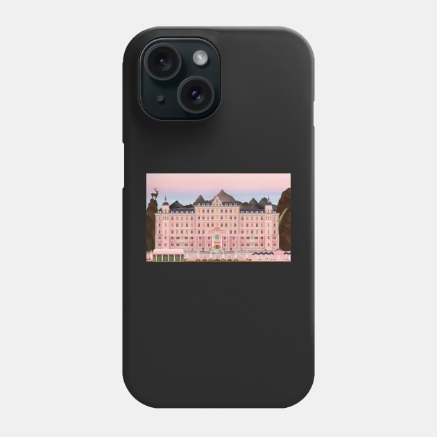 Grand Budapest Hotel Poster Wes Movie rushmore Phone Case by thedoomseed