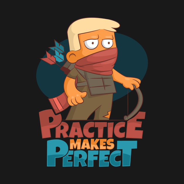 'Practice Makes Perfect' Awesome Hunting Gift by ourwackyhome