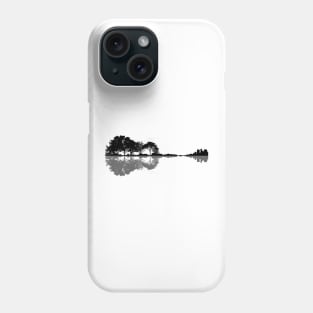 Nature guitar (Black) Phone Case