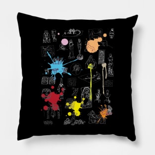 History of Art (dark tee) Pillow