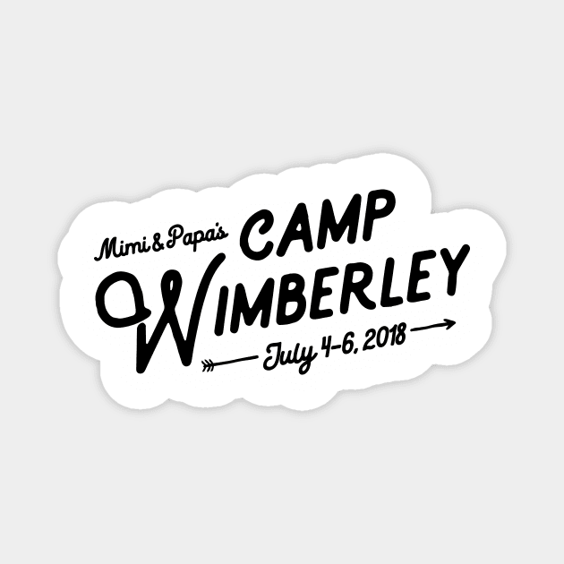 Camp Wimberley Magnet by jimmysanimation