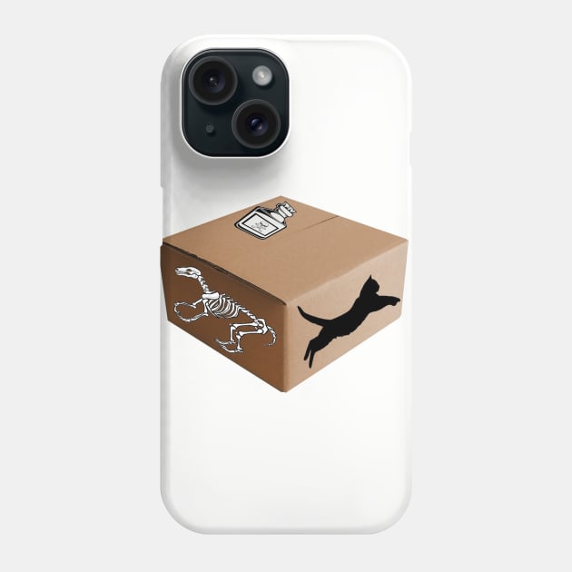 Schrodinger's Cat Phone Case by TeeMax