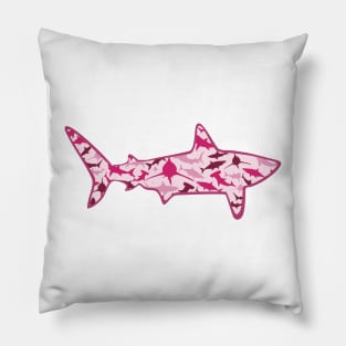 Bubble Gum Sharks Pillow