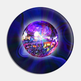 Disco Sparkling Planet of the Universe Pin