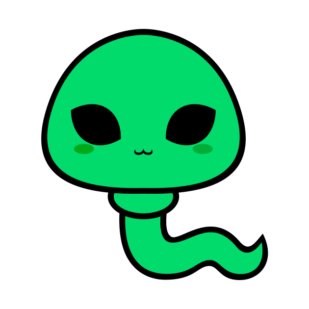 Cute Kawaii Sperm Alien by alien3287