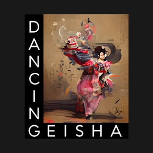 Dancing Geisha - AI created T-Shirt