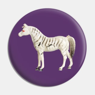 PLASTIC FANTASTIC Zebra Pin
