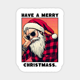 hipster boring christmas Magnet