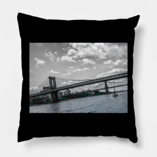 Double Bridges NYC Pillow