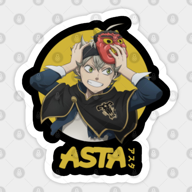 Get Wallpaper Black Clover Asta Black Clover Sticker Teepublic For Free