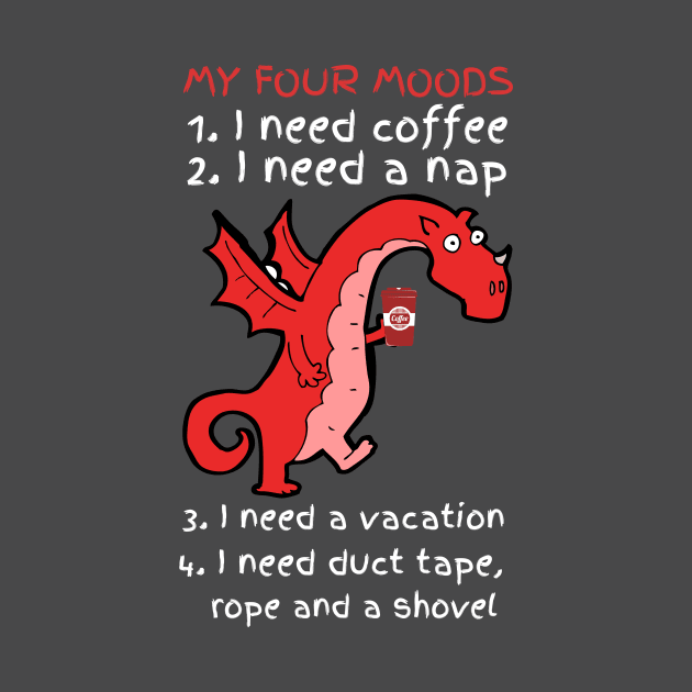 My four moods dragon vintage by Ashden