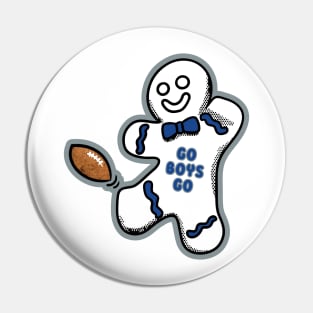 Dallas Cowboys Gingerbread Man Pin