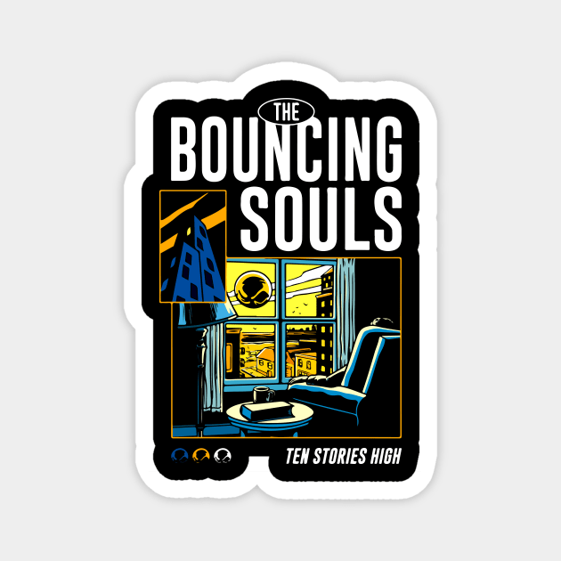 The Bouncing Souls 5 Magnet by Edwin Vezina