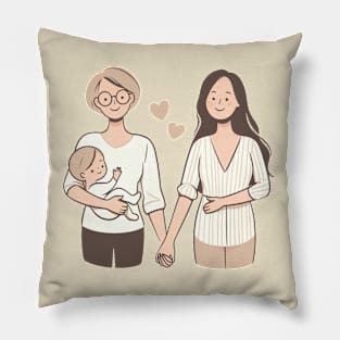 Two moms Pillow