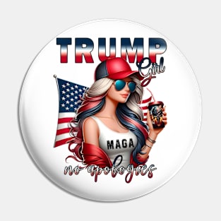 Trump Girl, Make America Great Again, American Woman, MAGA Pin